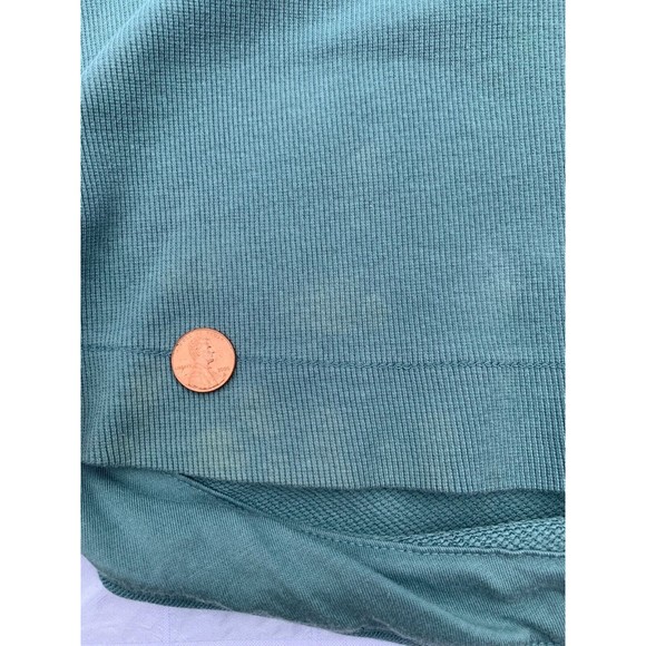Adidas Mint Crop Hoodie Junior Medium Sweatshirt - Picture 8 of 11